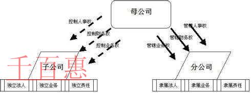 分公司和子公司的區(qū)別在哪里 分公司和子公司的區(qū)別在哪里